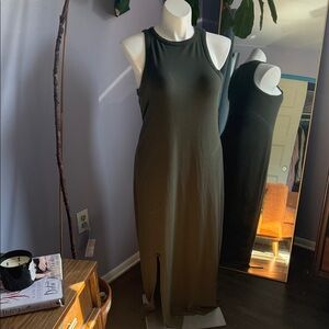 Torrid Dark Green Sleeveless Maxi Dress
